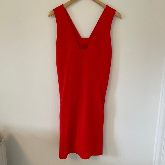 T Alexander Wang Red Sleeveless Sheath Mini Dress - Picture 1 of 5